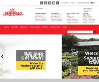 Suburbanlg.com(Locally Grown Plants and Landscape Supplies) Screenshot