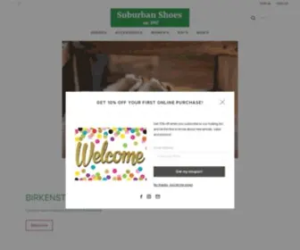 Suburbanshoes.com(Suburban Shoes) Screenshot