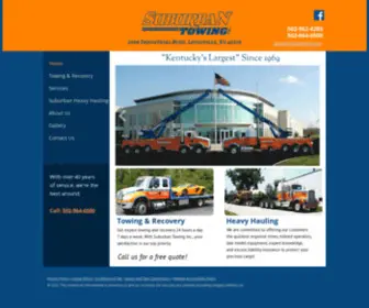 Suburbantow.com(Greater Louisville Towing Company) Screenshot