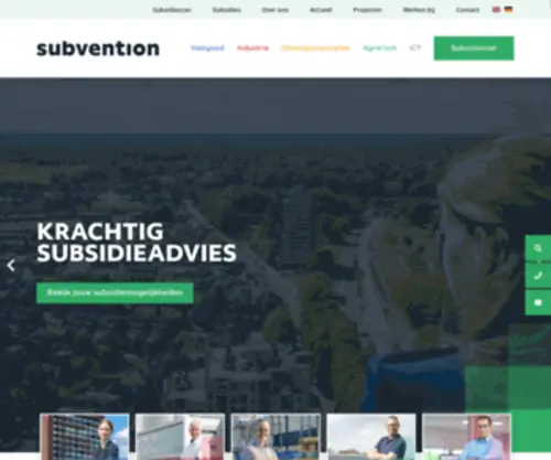 Subvention.nl(Home) Screenshot