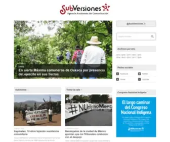 Subversiones.org(Agencia Autónoma de Comunicación) Screenshot