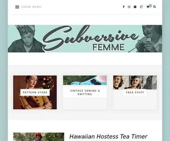 Subversivefemme.com(Subversive Femme) Screenshot