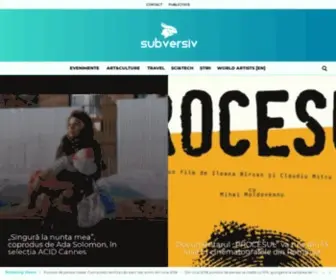 Subversiv.info(Arta, evenimente, cultura, stiri) Screenshot