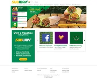 Subway.co.in(Subway Restaurants India) Screenshot