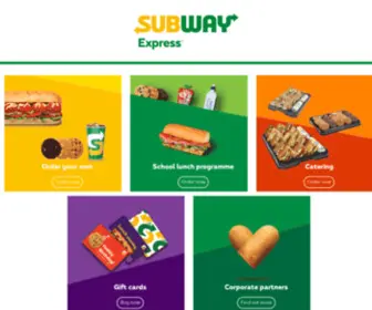 Subwayexpress.co.nz(Subway Express) Screenshot