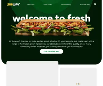 Subwayisfresh.com.au(Fresh) Screenshot