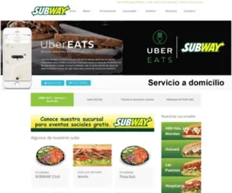Subwaymty.com(Subway Monterrey) Screenshot