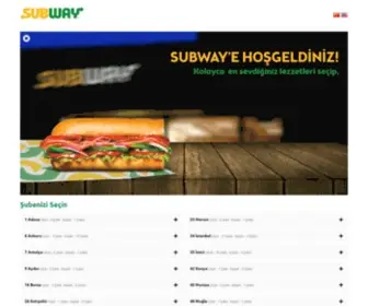 Subwaysiparis.com(SUBWAY Türkiye) Screenshot