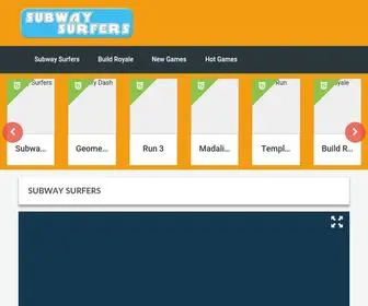 Subwaysurf.co(Subway Surfers) Screenshot