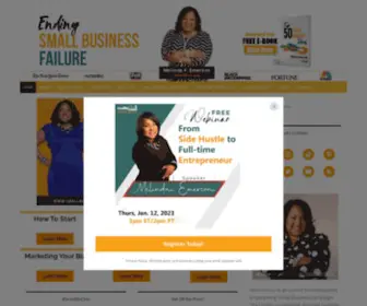 Succeedasyourownboss.com(Ending Small Business Failure) Screenshot