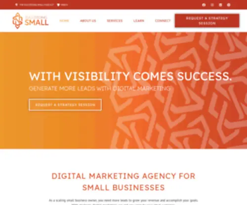 Succeedingsmall.co(Small Business Digital Marketing) Screenshot