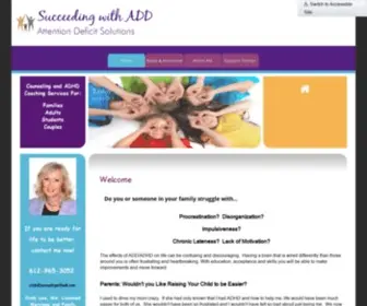 Succeedingwithadd.com(Cindy Lea) Screenshot