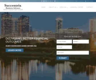 Succentrixfortworth.com(Succentrix Business Advisors) Screenshot