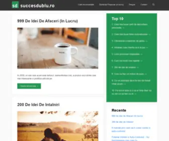 Succesdublu.ro(Dezvoltare Personala Pe Bune) Screenshot