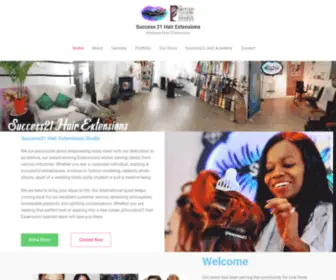 Success21Hairextensions.com(Kelowna Hair Extensions) Screenshot