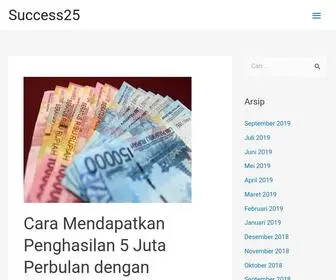 Success25.com(Onlinemarketin make money) Screenshot
