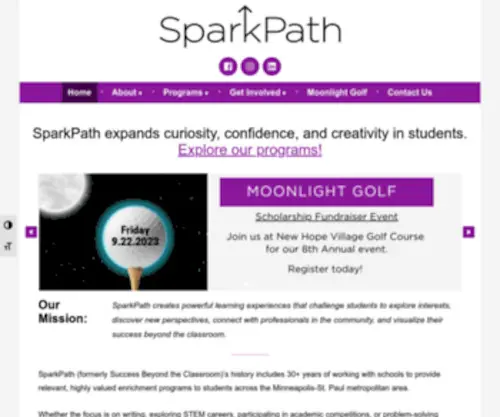 Successbeyond.org(SparkPath) Screenshot