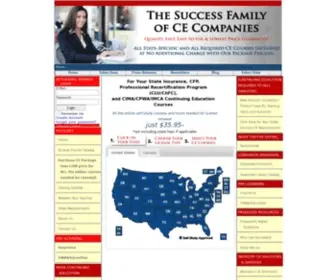 Successce.com(Continuing Education Training) Screenshot