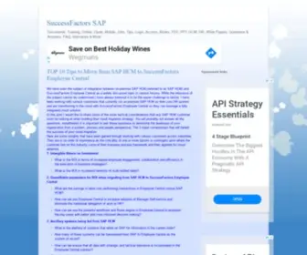 Successfactorssap.com(SuccessFactors SAP) Screenshot