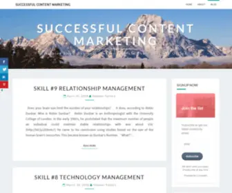 Successfulcm.com(Successful Content Marketing) Screenshot