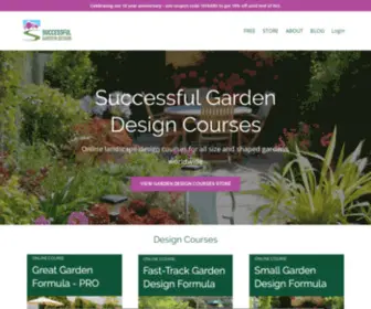 Successfulgardendesigncourses.com(Garden Design Courses Online) Screenshot