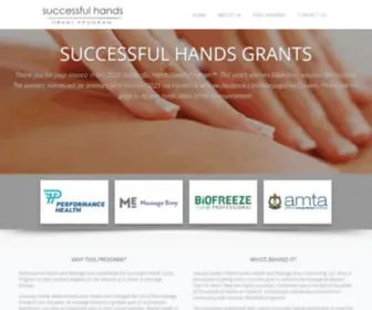 Successfulhandsgrants.com(Successful Hands Grant Program) Screenshot