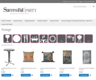 Successfulparty.nl(Successfulparty voor al uw verhuurartikelen voor horecaverhuur in Noord) Screenshot
