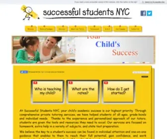 Successfulstudentsnyc.com(Private Tutoring Upper East Side) Screenshot