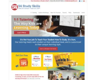 Successfulstudyskills4Students.com(S4 Study Skills Workshops and Tutoring) Screenshot