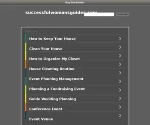 Successfulwomansguides.com(The Successful Woman's Guides) Screenshot