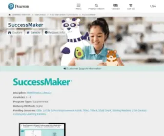 Successmaker.com(Savvas Learning Company (formerly Pearson K12 Learning)) Screenshot