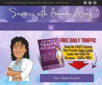 Successwithamandawray.com(Success With Amanda Wray) Screenshot