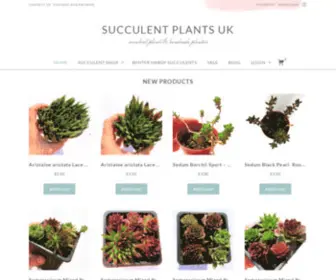 Succulentplants.uk(Mail order Succulent Plants) Screenshot