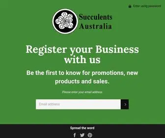 Succulents-Australia.online(Succulents Australia) Screenshot