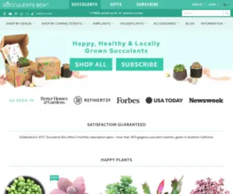 Succulentsbox.com(Succulents Box®) Screenshot
