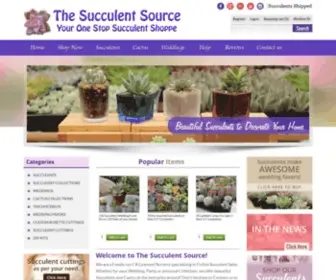 Succulentsource.com(The Succulent Source) Screenshot