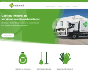 Sucemart.com(Especialistas en la gestión integral de residuos) Screenshot