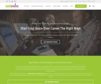 Suchavoice.com(Voice Over Training Company & Demo Production) Screenshot