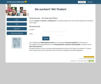 Suche-Nach-Personen.de(➤ Personensuche ➤ Wir finden jeden) Screenshot