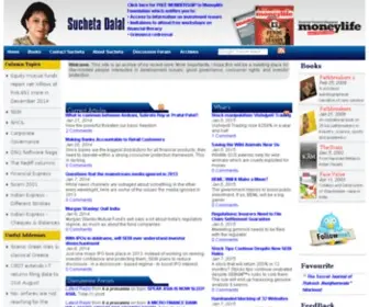 Suchetadalal.com(Mumbai, Scam Investigation, Sucheta Dalal's Blog) Screenshot