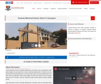Suchetamschool.com(Sucheta Memorial School) Screenshot