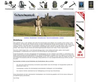Suchgenehmigung.de(Tipps zur Antragstellung und Mitarbeit bei der deutschen Archäologie) Screenshot