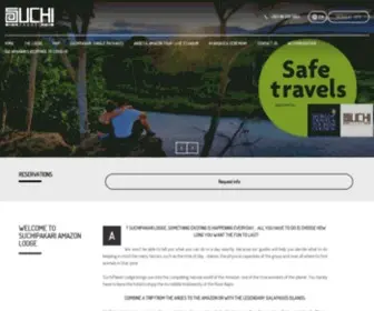 Suchipakari.com(AMAZON JUNGLE LODGES ECUADOR) Screenshot