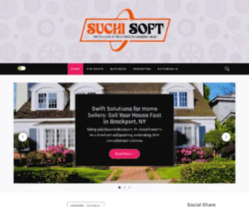 Suchisoft.com(Main Page) Screenshot