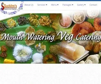 Suchitracaterers.com(Suchitra caterers & Event Organisers) Screenshot