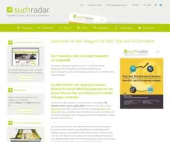 Suchradar.de(Magazin für SEO) Screenshot