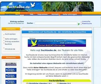 Suchtaube.de(Die christliche Suchmaschine im Internet) Screenshot