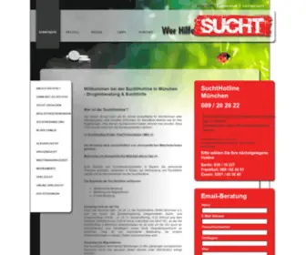 Suchthotline.info(München/Drogenberatung) Screenshot