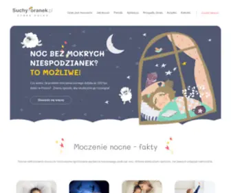 Suchyporanek.pl(Moczenie nocne u dzieci) Screenshot