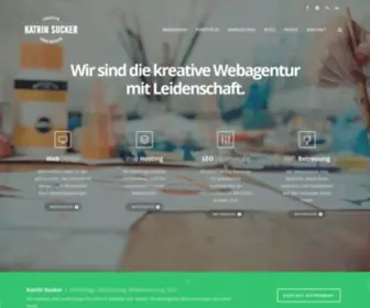 Sucker-Webdesign.de(Wir machen das Internet. Katrin Sucker) Screenshot